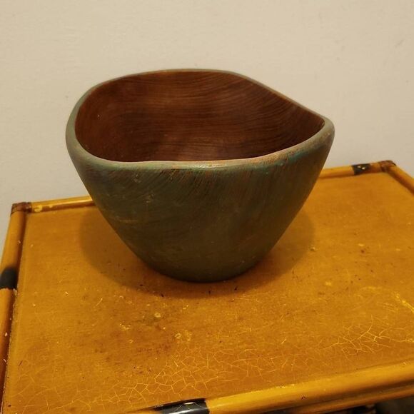 Sculptural Teak Bowl, Denmark 1960